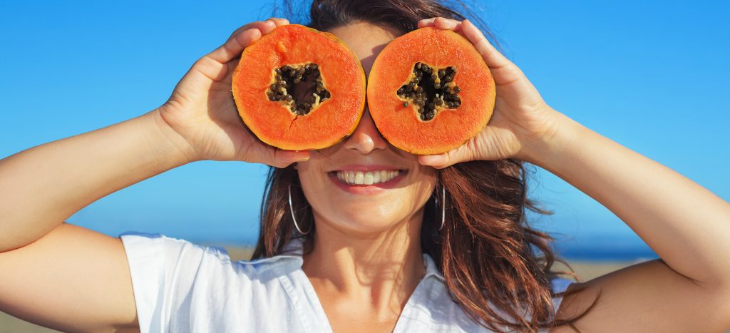 papayas - for wrinkles free skin