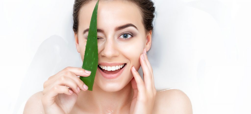 aloe vera - for natural skin