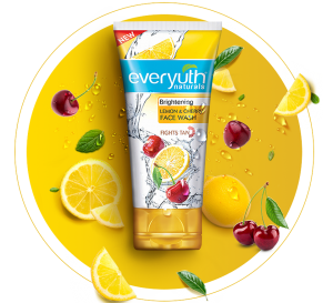 everyuth lemon and cherry face wash