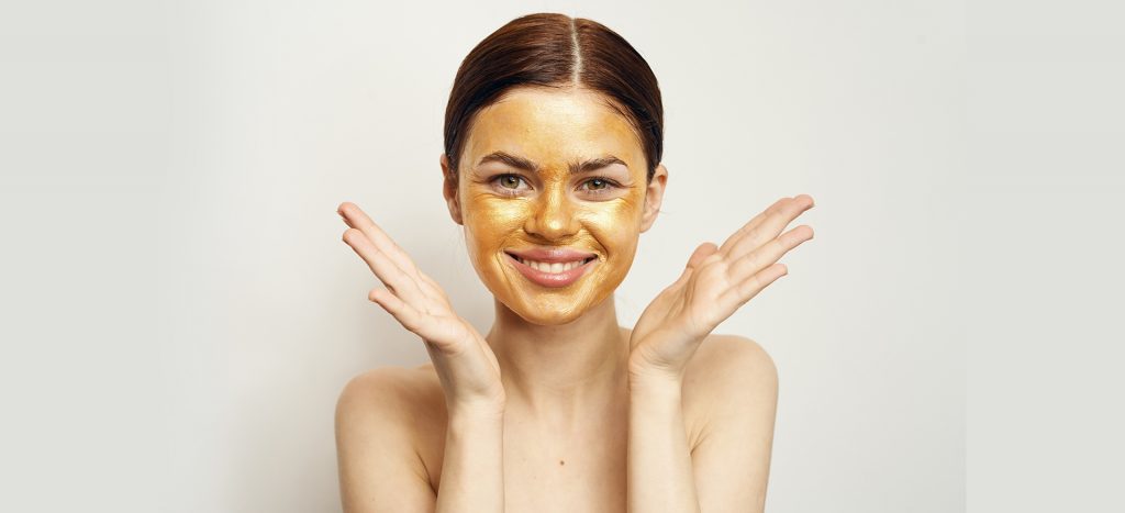 Golden glow peel off mask