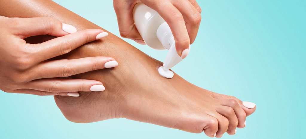 moisturize your hand and feet
