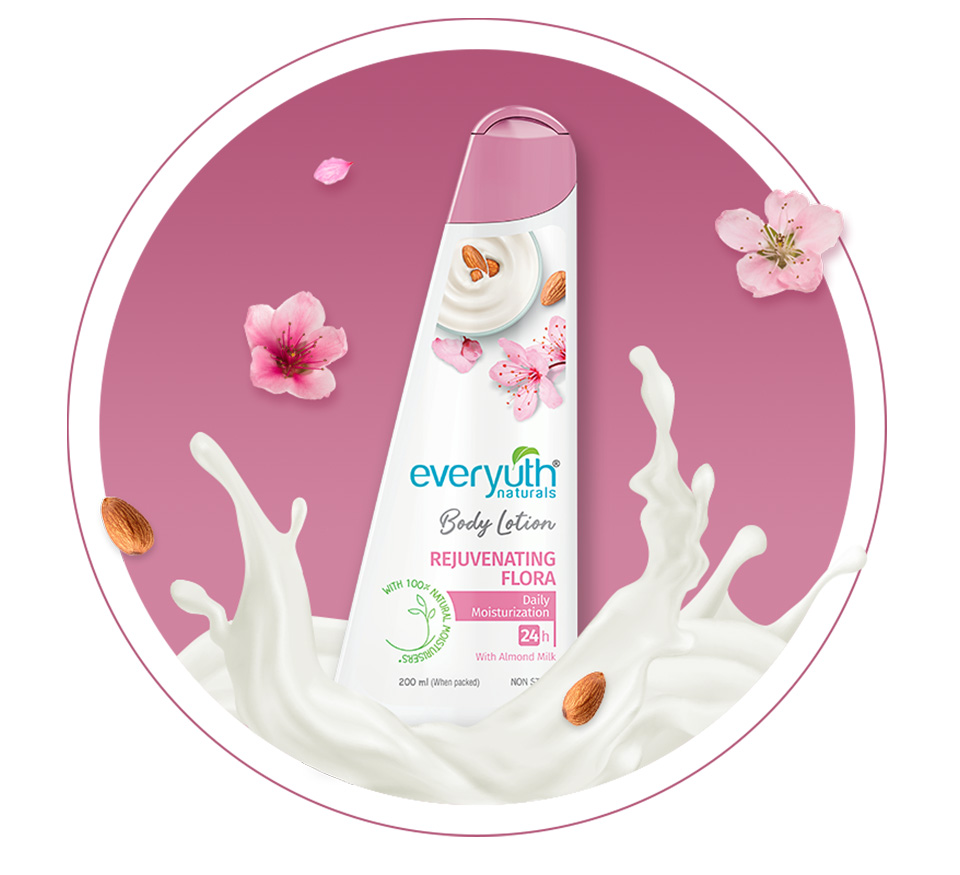 Everyuth Naturals Rejuvenating Flora Body Lotion