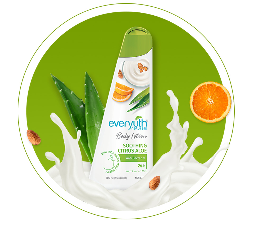 Everyuth Naturals Soothing Citrus Aloe Body Lotion
