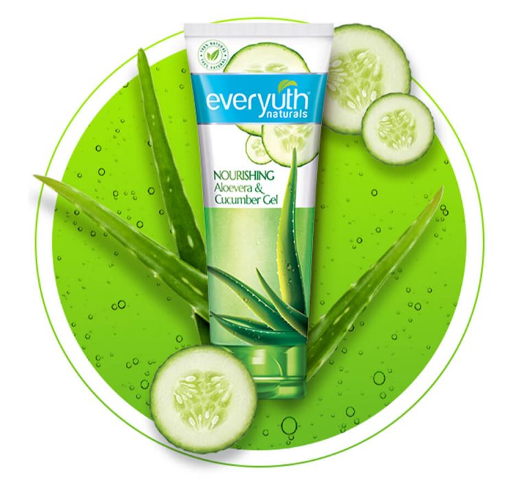 Benefits of Aloe Vera and Cucumber Gel Natural skincare Everyuth blog